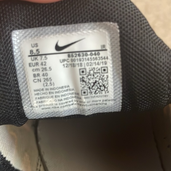 nike shoes size 8.5 red black and orange color - Picture 4 of 5